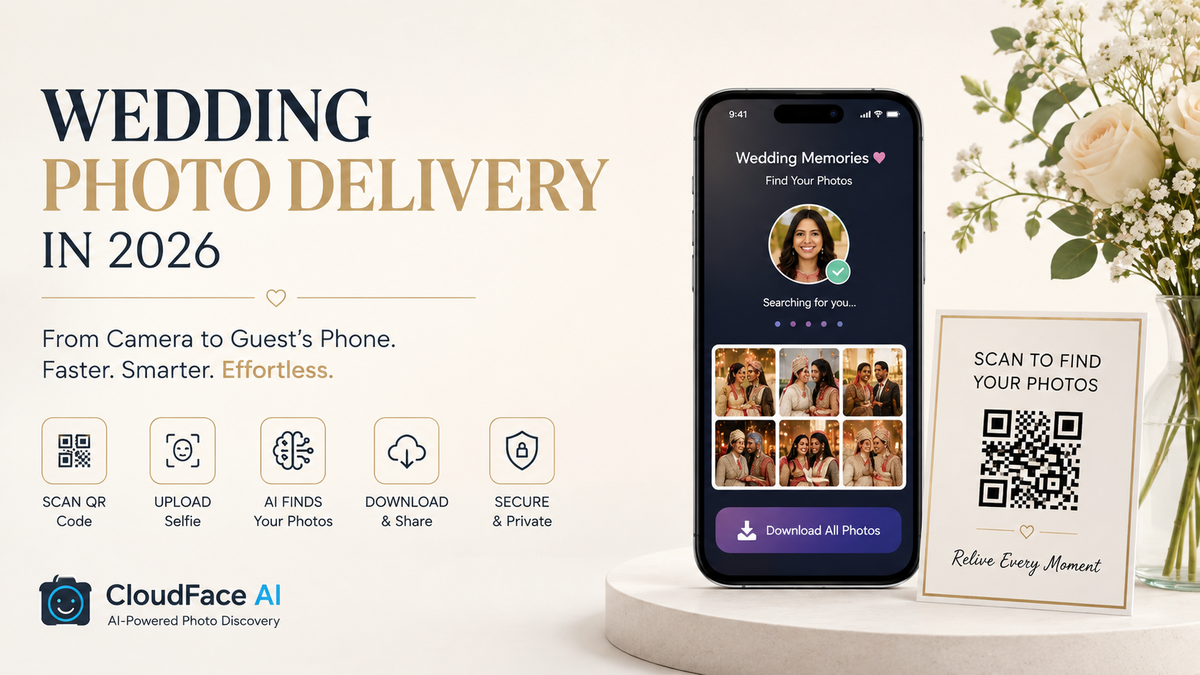 Wedding Photo Delivery in 2026: From Camera to Guest's Phone