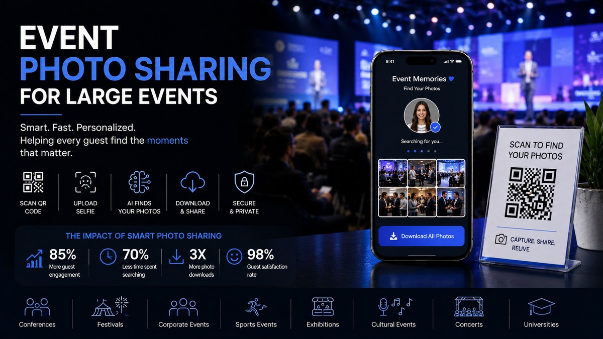 Event Photo Sharing for Large Events: How Event Planners Can Deliver Photos Faster in 2026